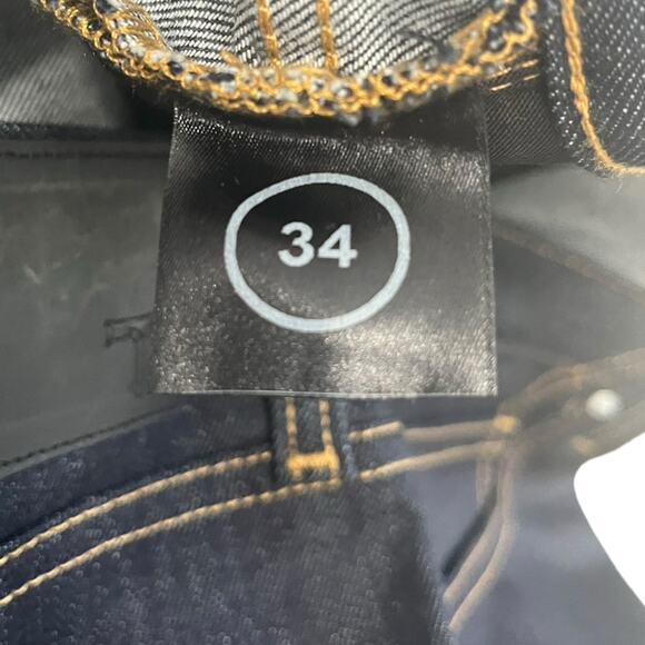 NWOT TRIARCHY Slim Straight Blue Button Fly Jeans Sustainable Men’s Size 40X34 - Picture 11 of 13